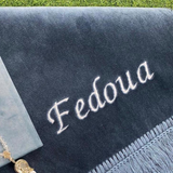 Tapis de prière personnalisé QURAYA ® - Coffret DeLuxe - Bleu glacier